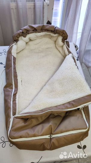 Зимний конверт в коляску