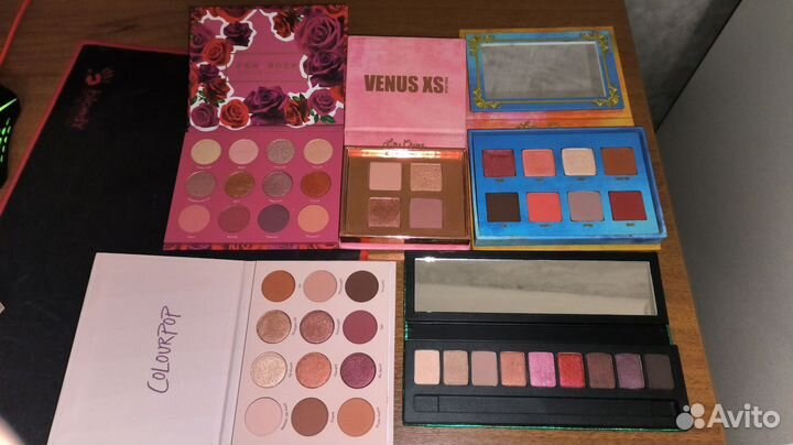 Тени colourpop, mac, lime crime