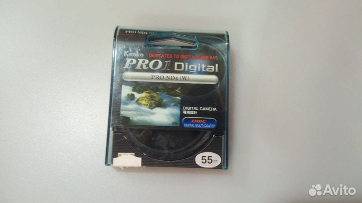 Нейтрально-серый фильтр kenko 55мм PRO 1D ND4 W