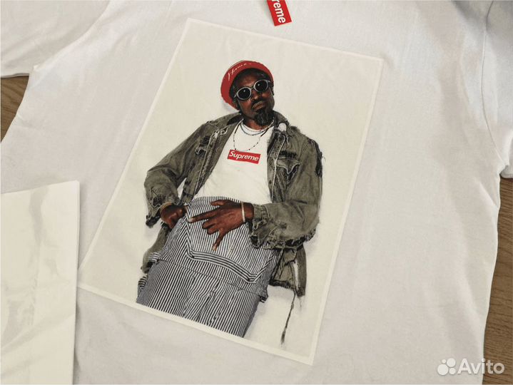 Supreme Andre 3000 футболка Оригинал