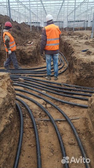 Электромонтажные работы.Монтаж опор,ктп,кабеля