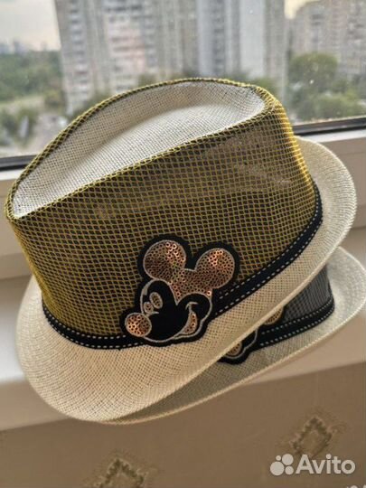 Соломенная шляпа детская