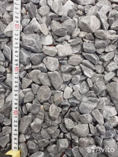 Галька природная для ландшафта