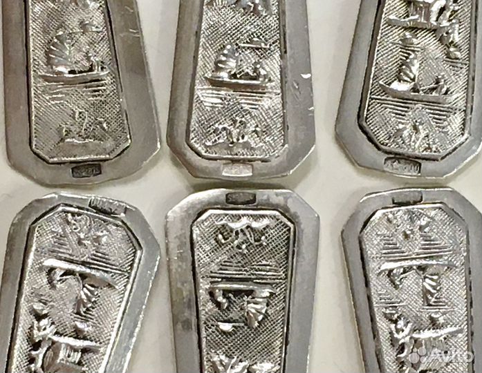 Кофейные ложки серебро 900 Вьетнам