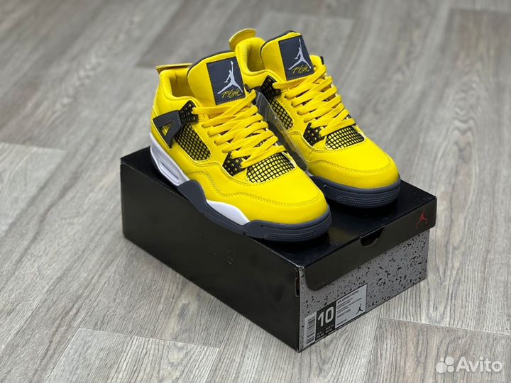 Кроссовки Air Jordan 4 Lightning (41-45)