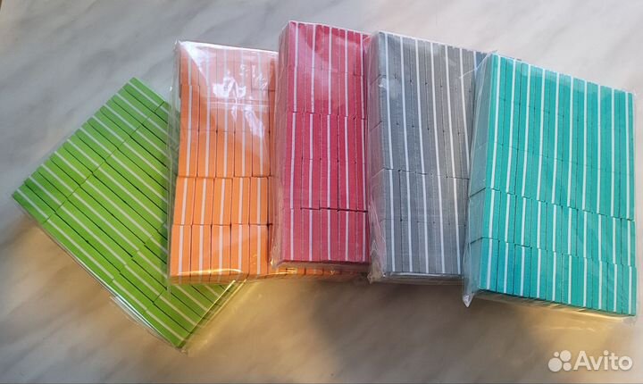 Пилки для маникюра, бафики, капрамин