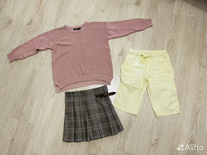 Вещи пакетом на девочку 116-140