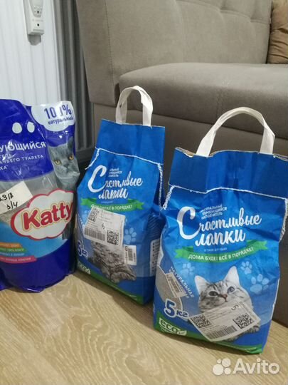 Наполнитель комкующийся 5 кг