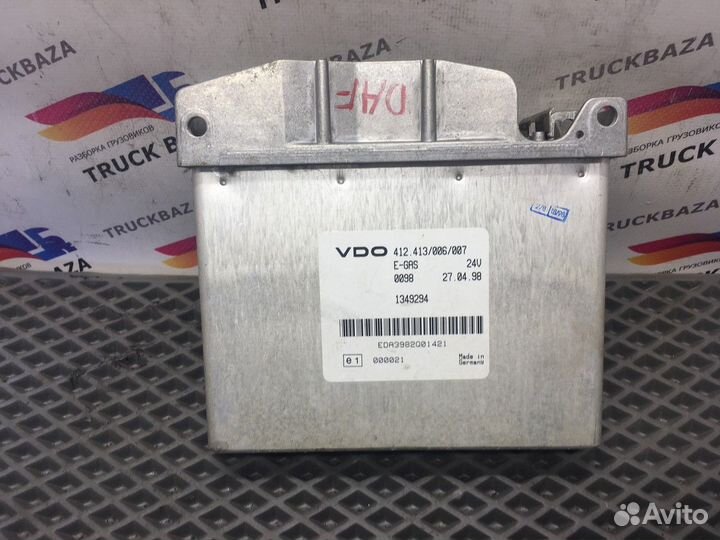 1349294 Блок управления E-GAS Daf CF, Daf XF95