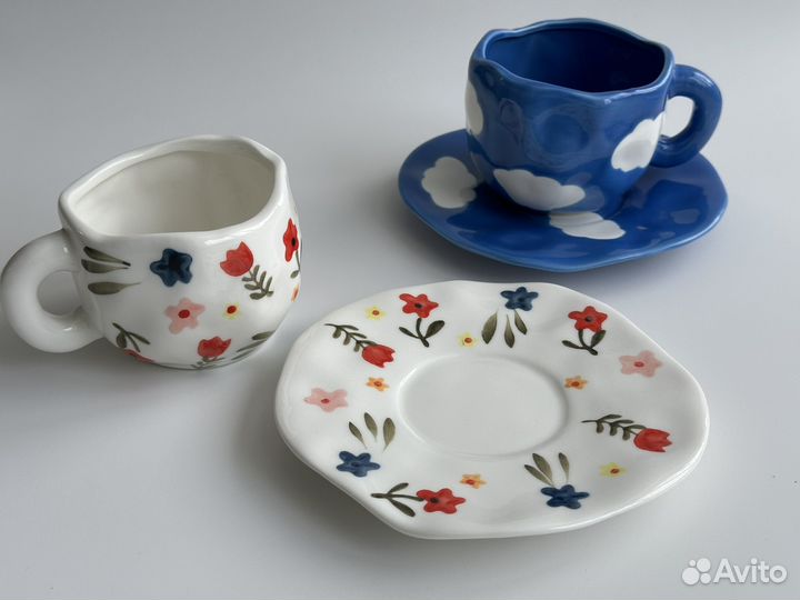 Чашка с блюдцем