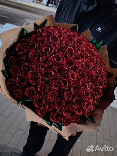 Букет из атласных лент