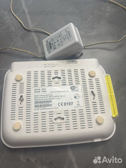 Wifi роутер zte