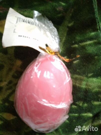 Набор пасхальных свечей,пасхальная свеча-яйцо