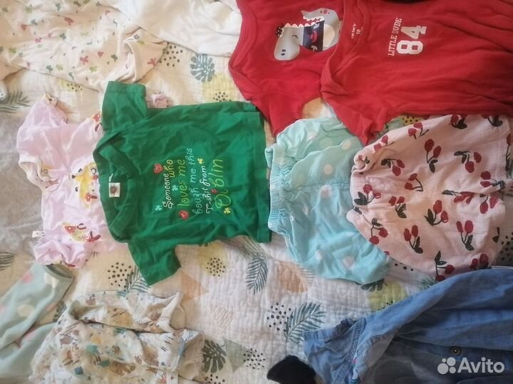 Вещи на девочку 74 80 пакетом