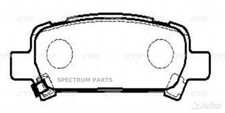 CTR GK0990 Колодки CTR GK0990 (cksu-3)