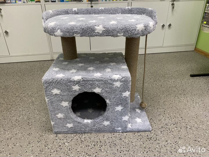 Домик для кошки с когтеточкой от