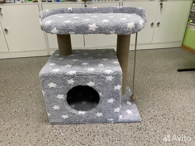 Домик для кошки с когтеточкой от