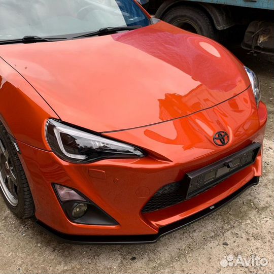 Передний сплиттер, губа Toyota GT86 ZN6 12-16