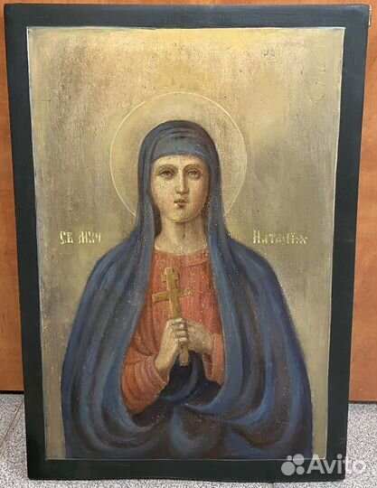 Двухсторонняя Икона Святая Наталия и Скорбящая