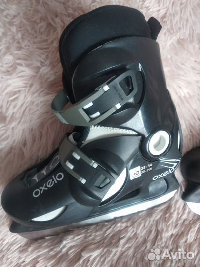 Коньки Oxelo раздвижные 32 - 34 размер