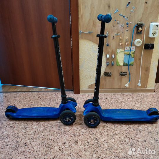 Самокат детский трехколесный бу