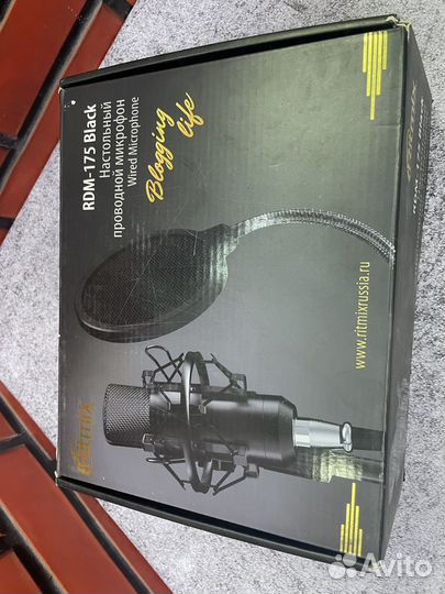 Микрофон Ritmix RDM 175 Black