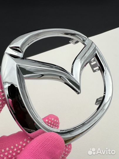 Эмблема Mazda cx 4 передняя 140 мм хром Мазда