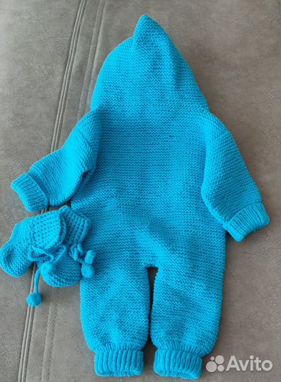 Вязаный комбинезон 62