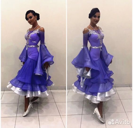 Платье для бальных танцев стандарт