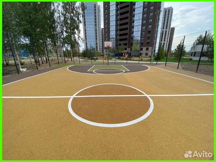 Бесшовное резиновое покрытие