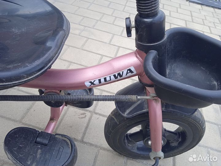 Велосипед трёх колёсный коляска