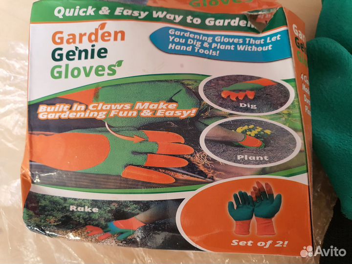 Новые перчатки с когтями для сада