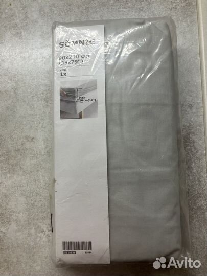 Простынь на резинке 90 200 IKEA