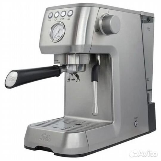 Кофеварка рожковая (серебристый) solis 1170