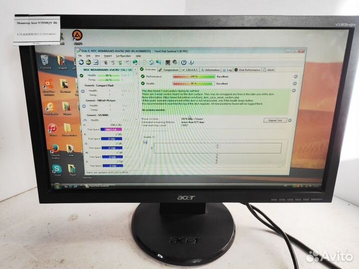 Монитор Acer V193HQV Bb