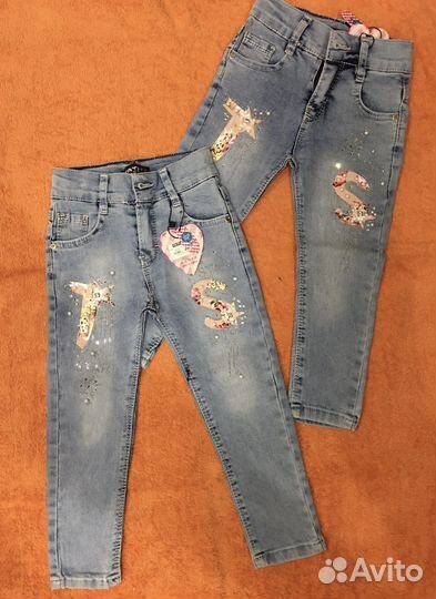 Джинсы на девочку