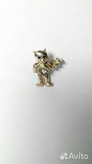 Значок - брошь СССР Кошка
