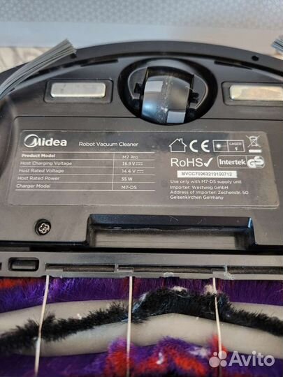 Робот-пылесос Midea M7 Pro на запчасти