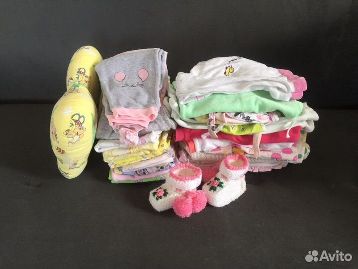 Вещи на девочку 0-3 месяца, 29 штук