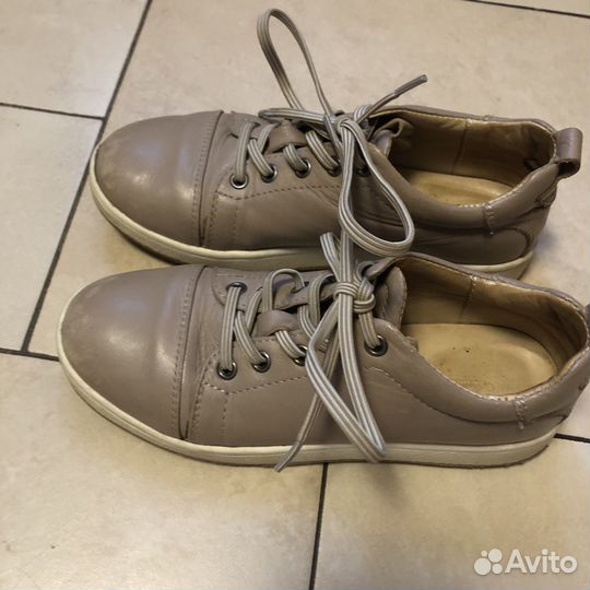Кеды натуральная кожа 33