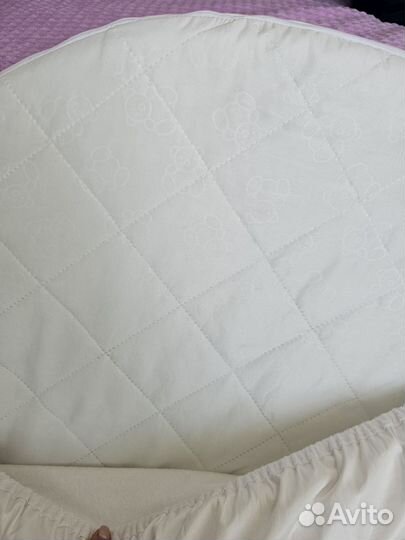 Матрас круглый в детскую кроватку