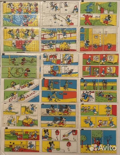 Вкладыши Дональд Фиксы 80е