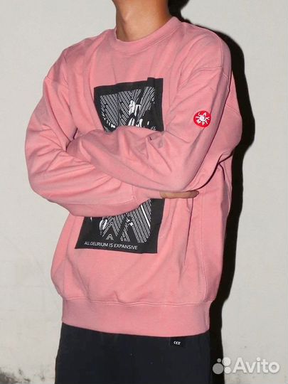 Свитшот Cavempt розовый
