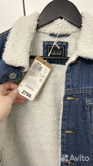 Куртка из денима для мальчика 146