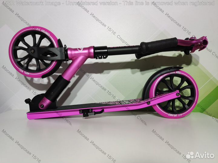 Самокат Tech Team TT Comfort 210R pink, новый