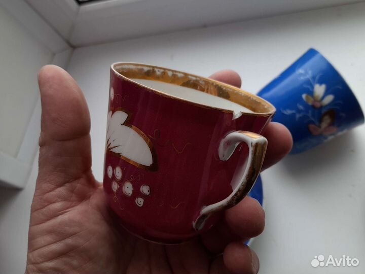 Антикварные чашки кузнецов