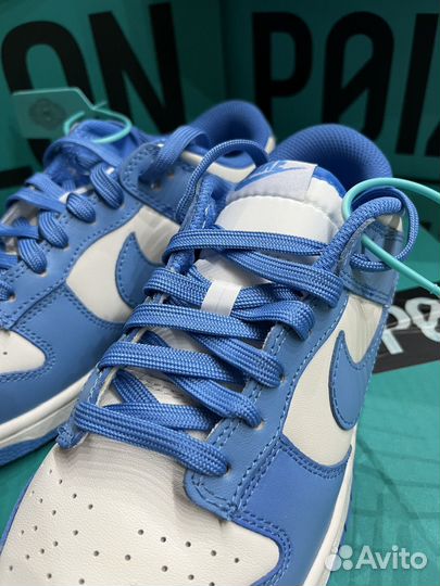 Кроссовки Nike Dunk Low UNC Оригинал Poizon