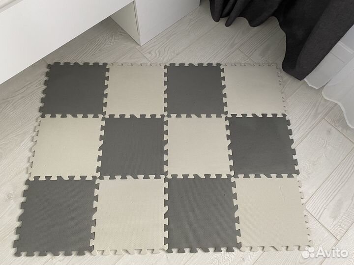 Детский игровой коврик пазл мягкий пол