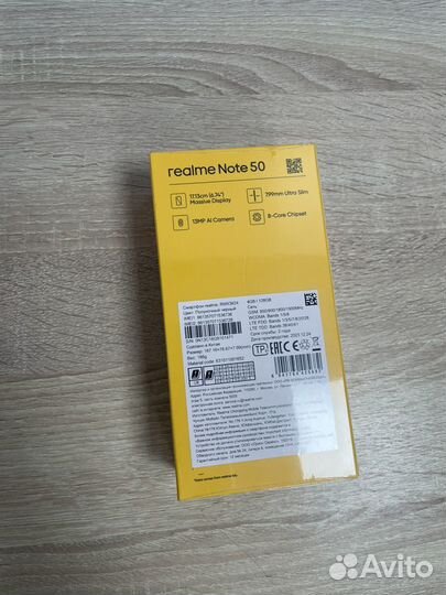 realme Note 50, 4/128 ГБ