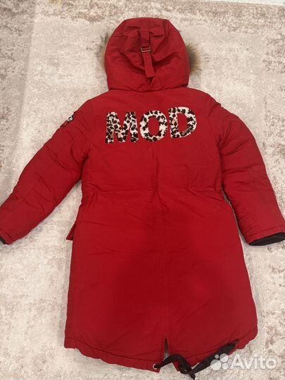 Зимний пуховик для девочки 156